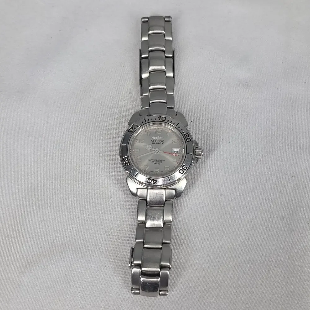 SECTOR 450 STAINLESS DIVER WATCH – VINTAGE 90's – SWISS MADE – SAPPHIRE CRYSTAL